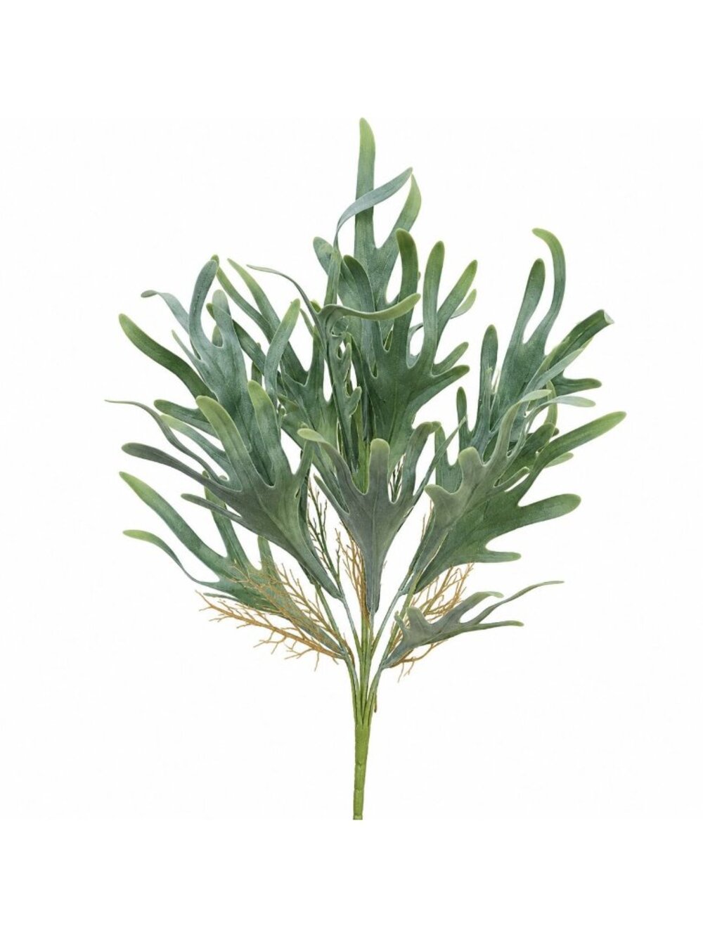 Artificial Staghorn Fern Spray Faux Fern Greenery Coastal Decor Tropical Decor